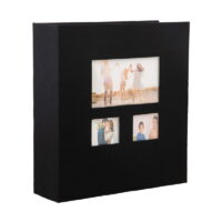 Black Large Photo Album – Premium Quality Memory Book for Photos