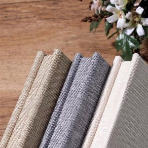 Linen Fabric Adhesive Photo Album Book Scrapbook Memory