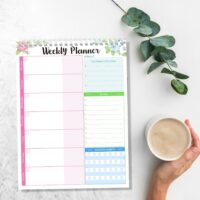 Pink Weekly Planner